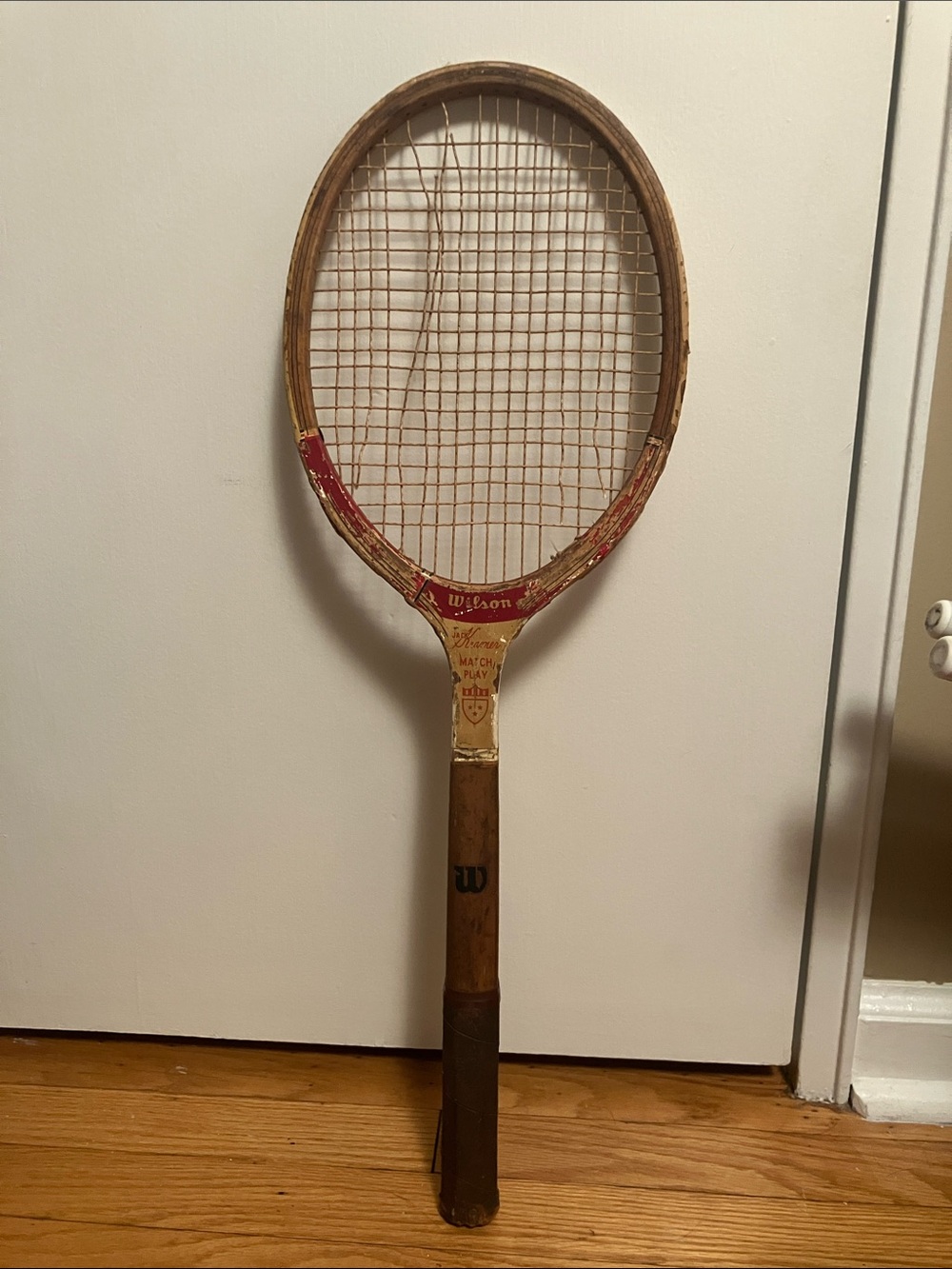 Vintage Jack Kramer Match Play Wilson Wooden Tennis Racket